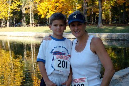 kristin-bourdon-running-a-race-with-kids