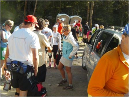 May Queen Campground - the start of the first training run