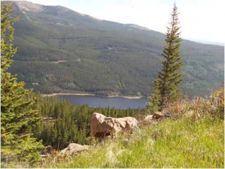 Turquoise Lake from Hagerman Road